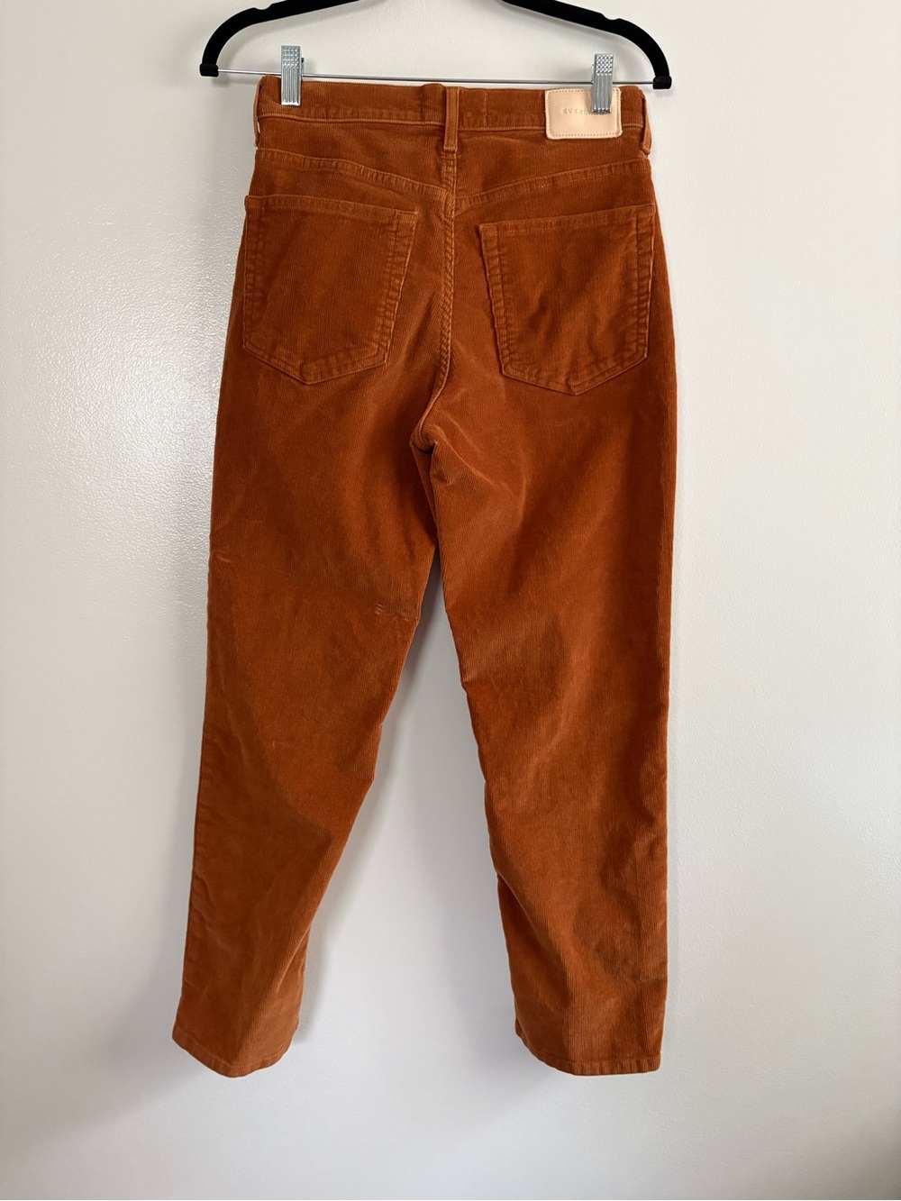 Everlane The Cheeky Straight Corduroy Pant Cognac/Rust Size 27 - Picture 3 of 10